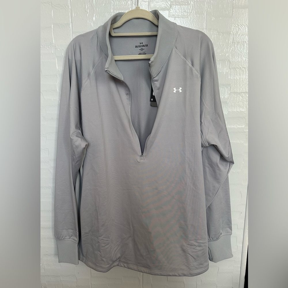 Under Armour  Fitted Heat Gear 1/4 Zip Pullover Shirt (Womens 3X)